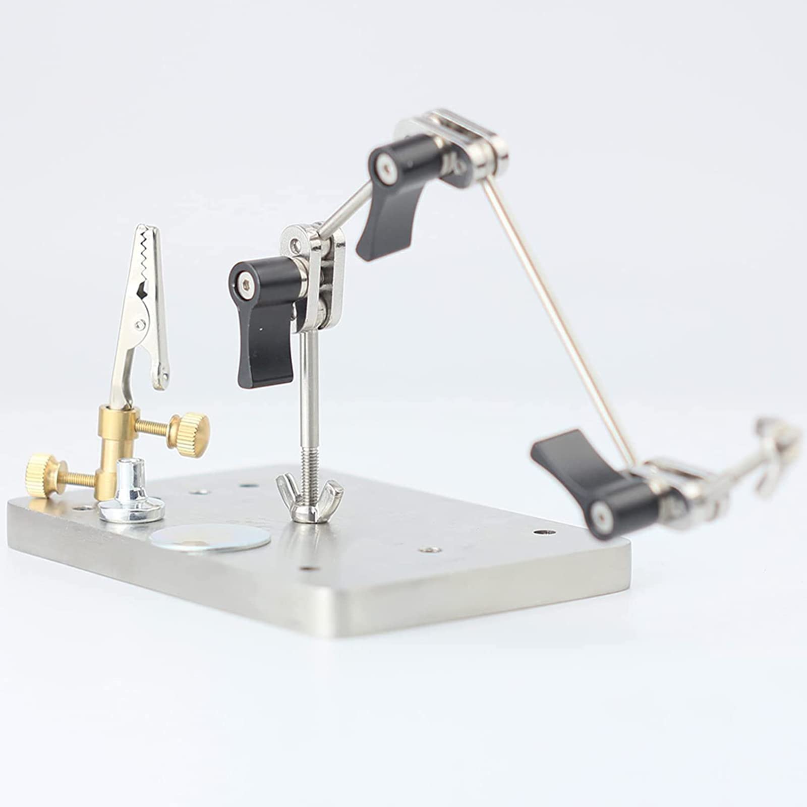 Armature Rigging System, Rig Arm for Holding Armature Puppet In Stop Motion Animation, Stainless Steel Rig Arm, with 3 Connectors, Max Payload 400g