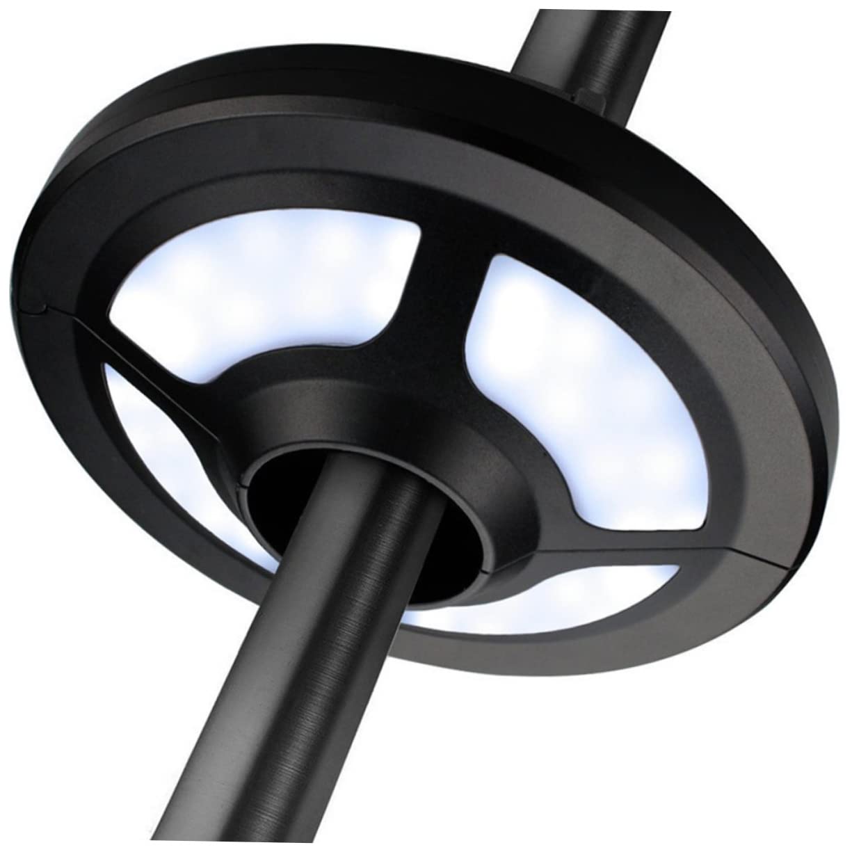 Lurrose da Campeggio Colore Nero LED Multifunzione per Esterni Luce Luminosa per Ombrelloni in ABS, per Campeggio e Uso Outdoor