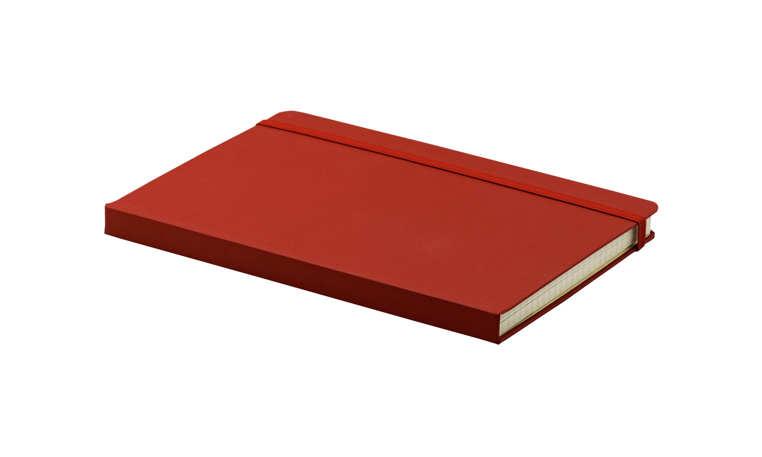 Taccuino A5 a Quadretti 192 Pagine con Tasca Interna Segnalibro Chiusura Elastica