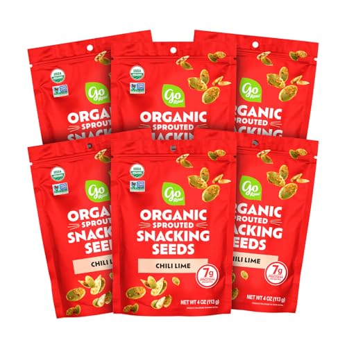 Go Raw Organic Sprouted Mixed Sunflower &amp; Pumpkin Seeds - Chili Lime Snack
