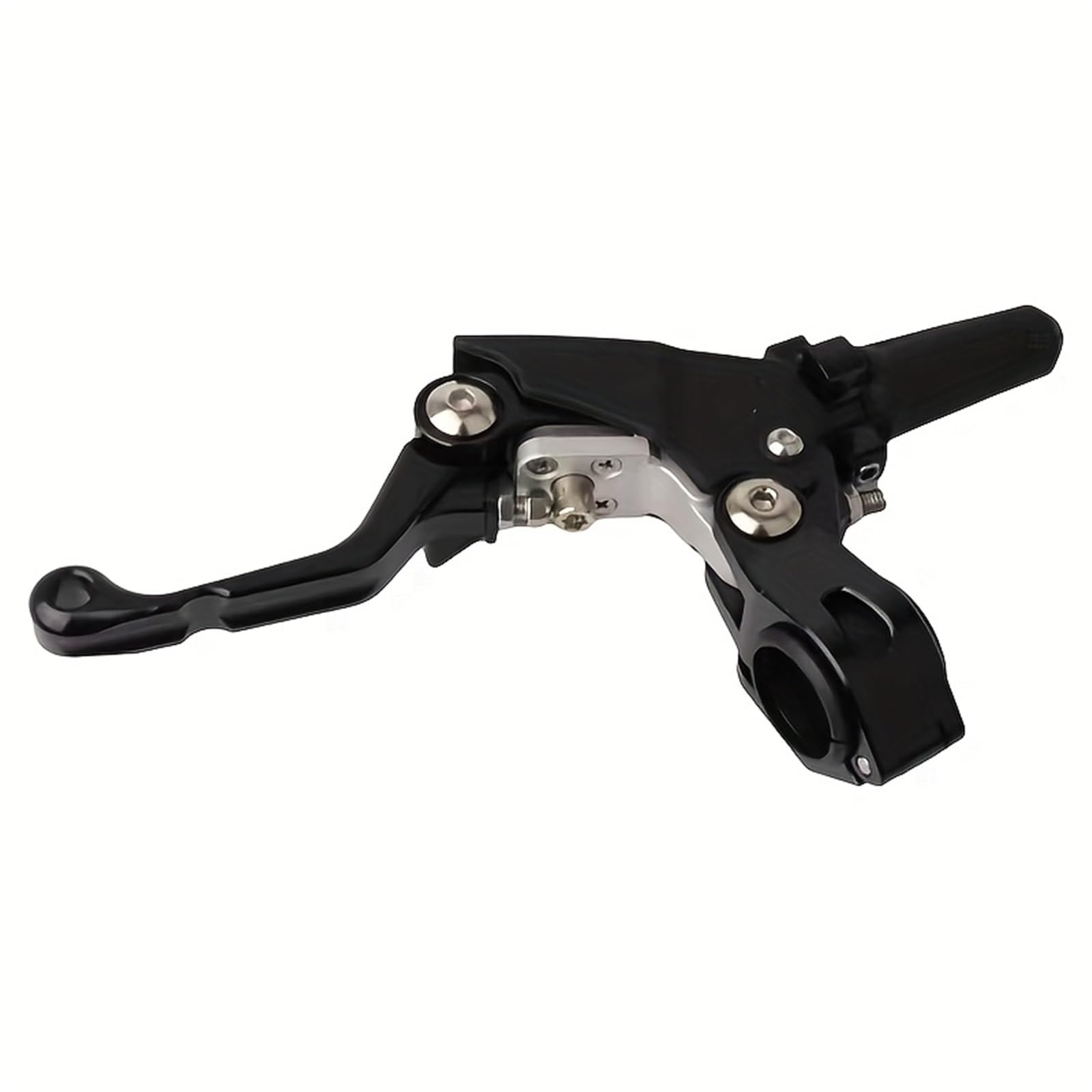 Gjihkwgz Motorcycle Brake Clutch Lever 22MM Universal Motorcycle Clutch LeverHandle CNC Labor-Saving 50CC-500CC for Enduro MX Pit Bike for ADV Street Clutch Brake Lever(Black)