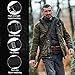 SOMA Rifle Sling Paracord Gun Sling Adjustable Shotgun Sling with Swivels for Outdoor Hunting (Black)