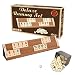 Produktbild Deluxe Ahap Holz Wooden Rummy Set mit Melamin Steine Echtholz Okey TAKIMI Star Hellbraun Braun