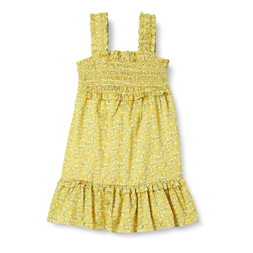 Image of Amazon Essentials Girls and Toddlers' 100% Cotton Smocked Tank Dress