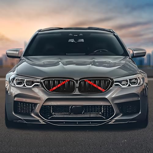 Image of V Brace Wrap Covers Compatible with BMW Grille Inserts StripesWrap