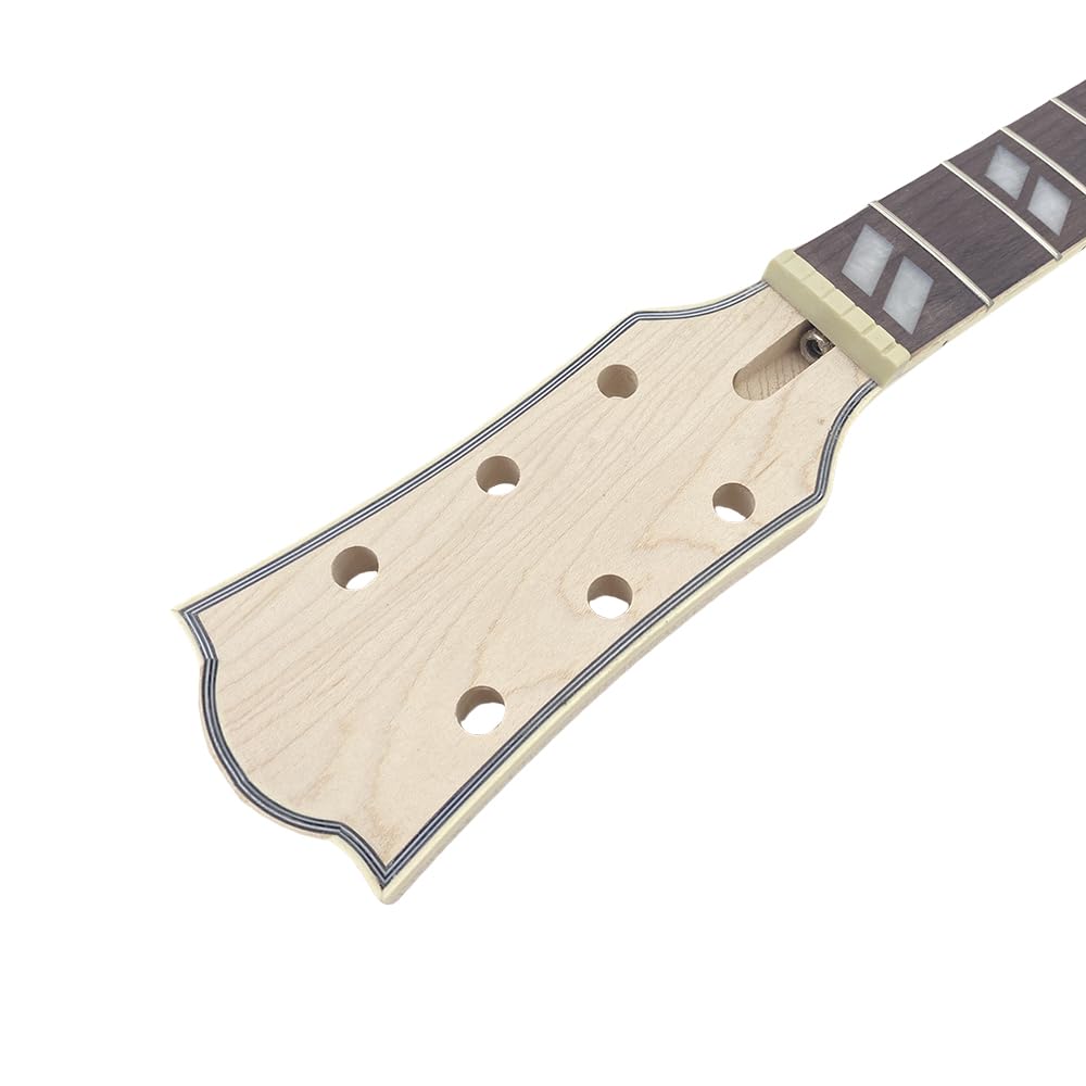 Gryf gitary elektrycznej 22 progi 24.75 cala klonowa palisander podstrunnica diamentowa wkładka Gibson Les Paul wymiana gitary elektrycznej wiążąca główka