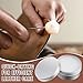 Avenuebool 2 Pcs Leather Edge Burnish Kit, Round Head Wood Leather Burnisher Tool, Including 150g Burnishing Gum and Sandalwood Polishing Stick, Polished Grinding Tool for Burnishing Craft Projects