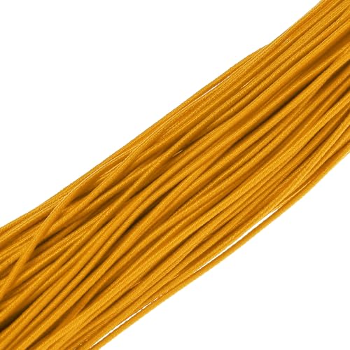 PATIKIL 109 Yards(100m) Bungee Cord Elastic Cord Heavy Stretch String Rope 1.5mm Gold for Crafting DIY Sewing Hook Straps Camping Tie Down Strap - Image 4