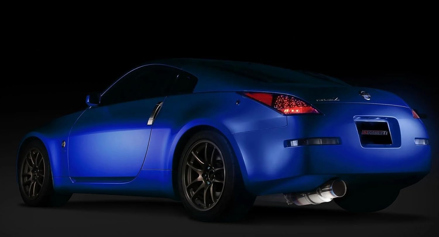 TOMEI Full Titanium Muffler Kit Compatible with Nissan 350Z/Z33, Type R Single Exit - TB6090-NS04A