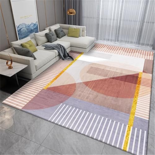 Tapis protection sol anti dérapant rose violet 80x200cm moderne - 2