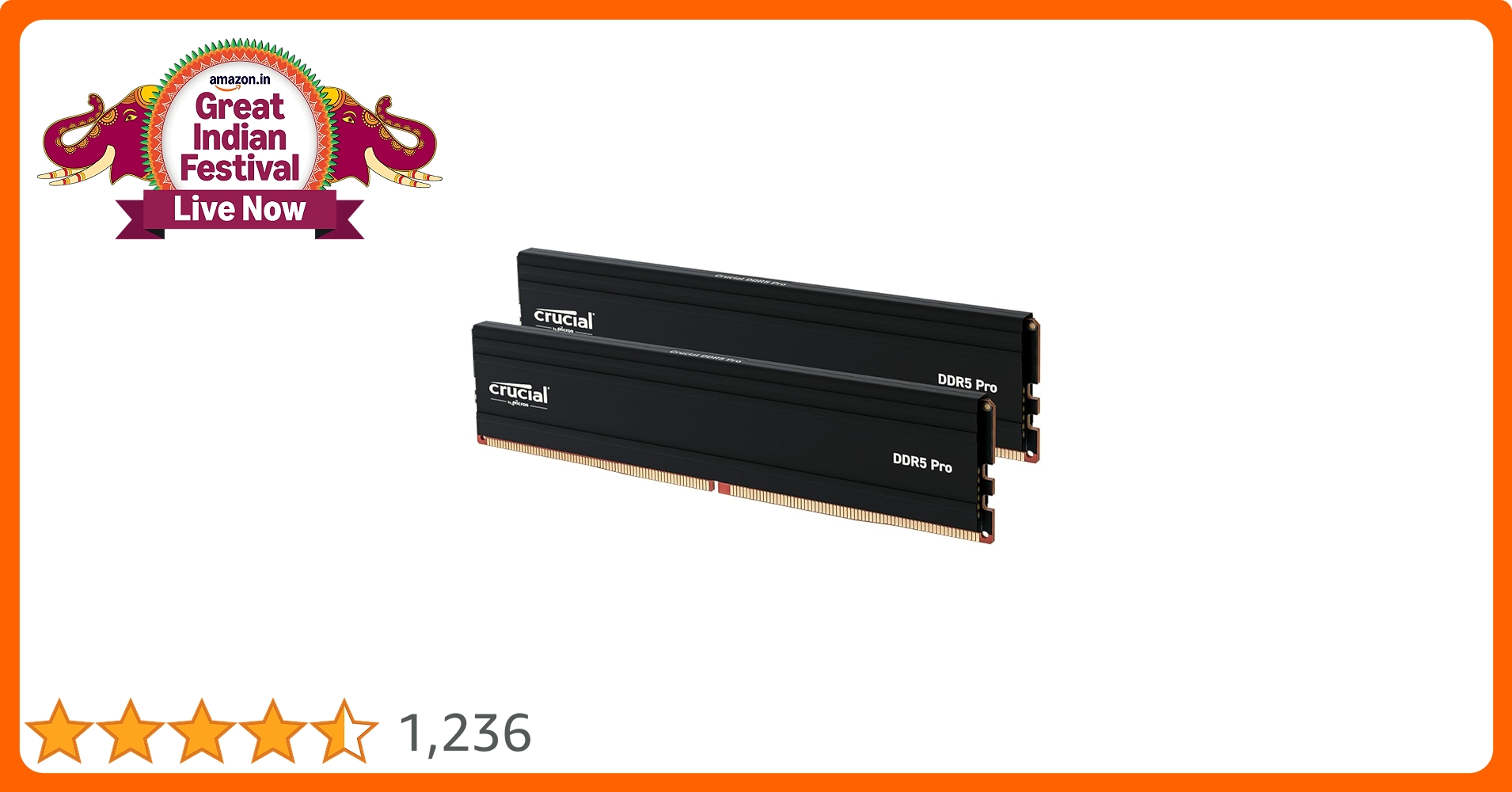 crucial DDR5 Pro 32GB (2 x 16GB) メモリーキット Amazon.in: Buy Crucial Pro RAM 32GB Kit (2x16GB) DDR5 5600MT
