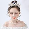 Couronne pour Enfants, Moxiewell Diadème Fille Princesse - Déguisement Anniversaire Mariage - Adjustable Étincelant - pour fête d'anniversaire Costume de vacances #2