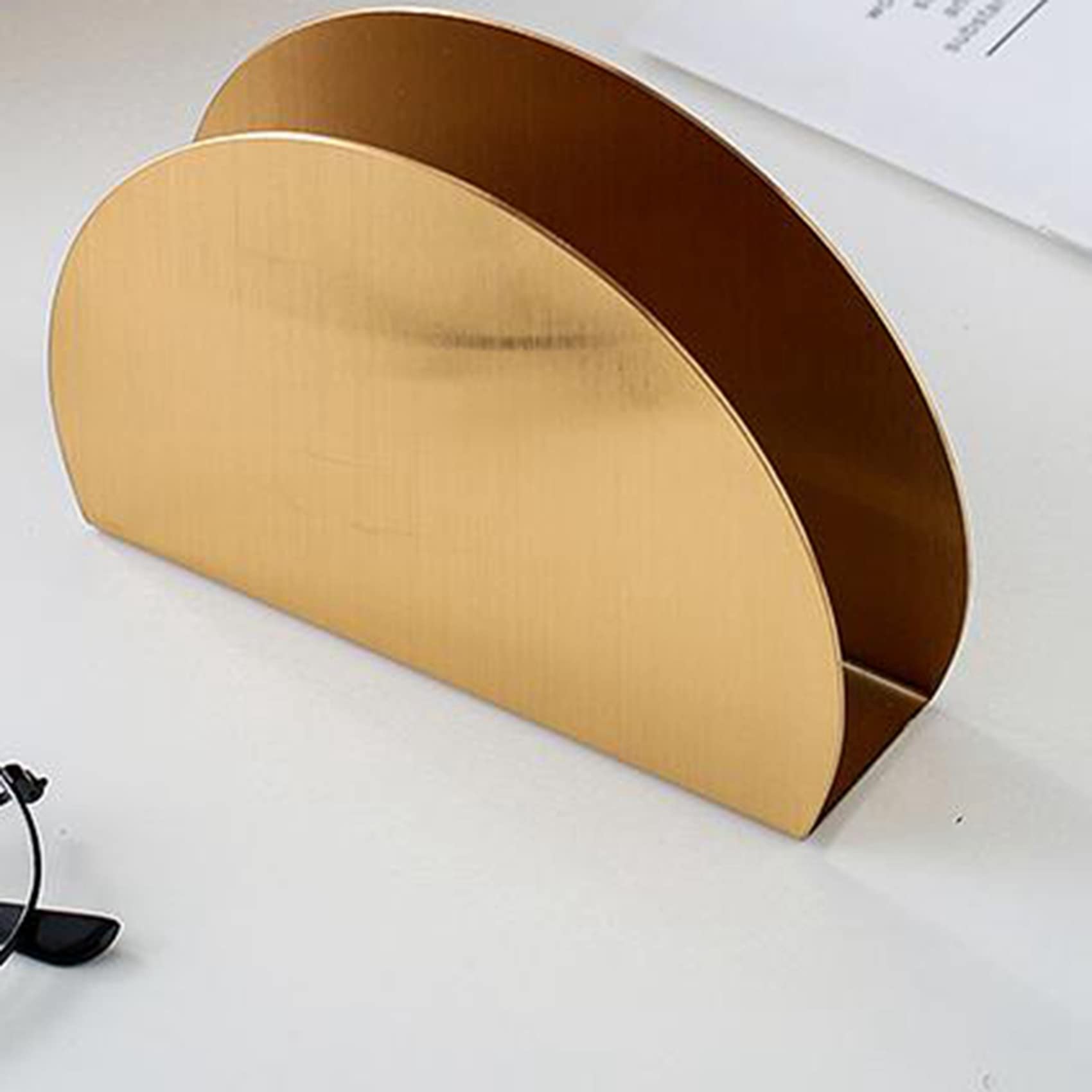 6X Porte-Serviettes de Table de Décoration Nordique pour et Le Mariage, Support de Tour de Stockage En Acier Inoxydable Plaqué Ou pour Hôtel