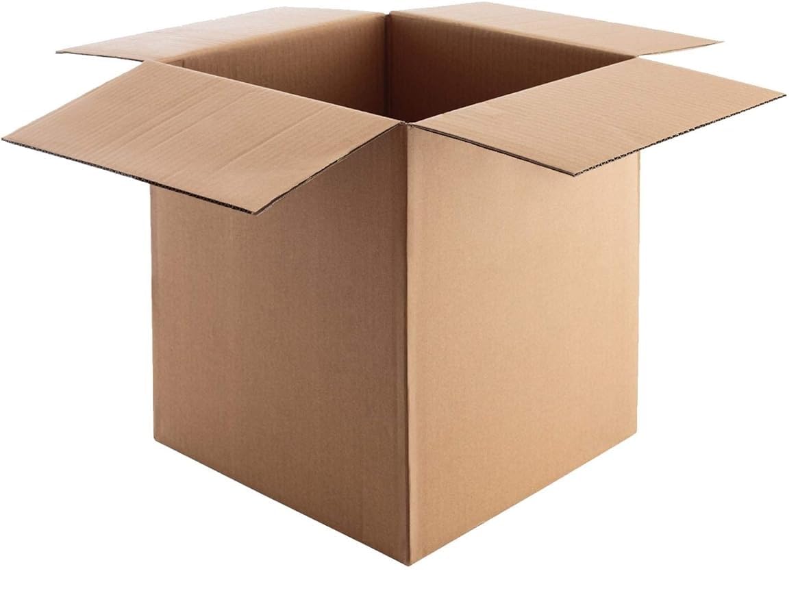 Pack of 5 XL Cardboard Moving Boxes 610x610x610mm (61x61x61cm / 24x24x24 Inch) Heavy Duty Large Removal Packing Boxes β Hanicks