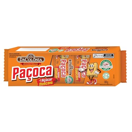 PACOCA RETANGULAR C/MASCAVO 180G PACOCA RETANGULAR C/MASCAVO 180G