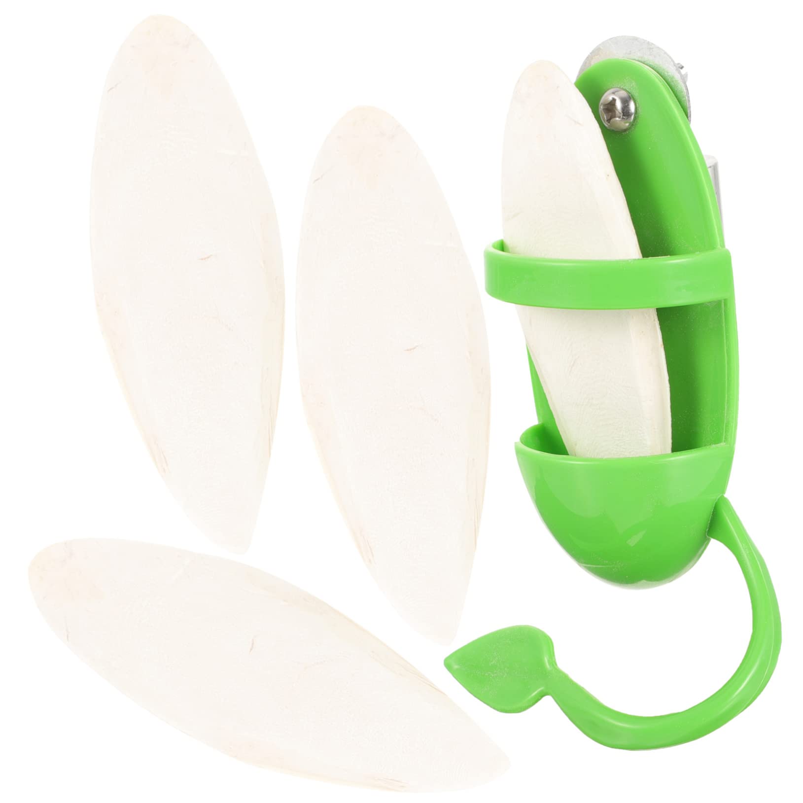 Beavorty 4sets Mangiatoia Per Per Cuttlebone Alimentatore Appeso Per Pappagalli e Parakeet Design Versatile Per e Accessorio Per Domestici