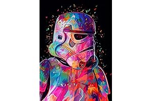 UNIME DIY 5D Full Drill Star Wars Darth Vader Diamond Painting Kits
