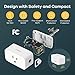 Linkind Matter Smart Plug, Work with Apple Home, Siri, Alexa, Google Home, SmartThings, Smart Outlet 15A/1800W Max, Smart Home Automation with Remote Control,Timer&Schedule, 2.4G Wi-Fi Only, 2 Pack