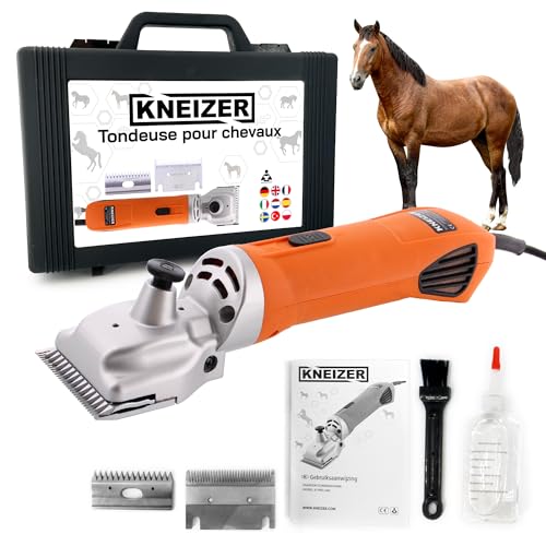 KNEIZER Tondeuse pour Chevaux avec Lames Interchangeables