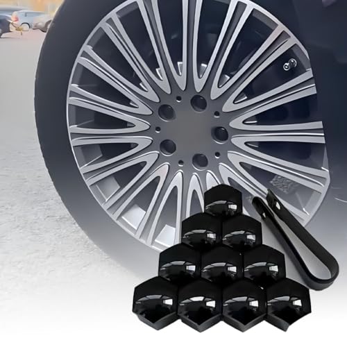 VAPORVERSE 20 Stücke Radschraubenkappen für Husqvarna Svartpilen 401 250 200 125 2021 2022 2023 2024, Auto Radmutternkappen, Radschrauben Radmuttern Radbolzen Kappen Schraubenfelgen Außenschutz