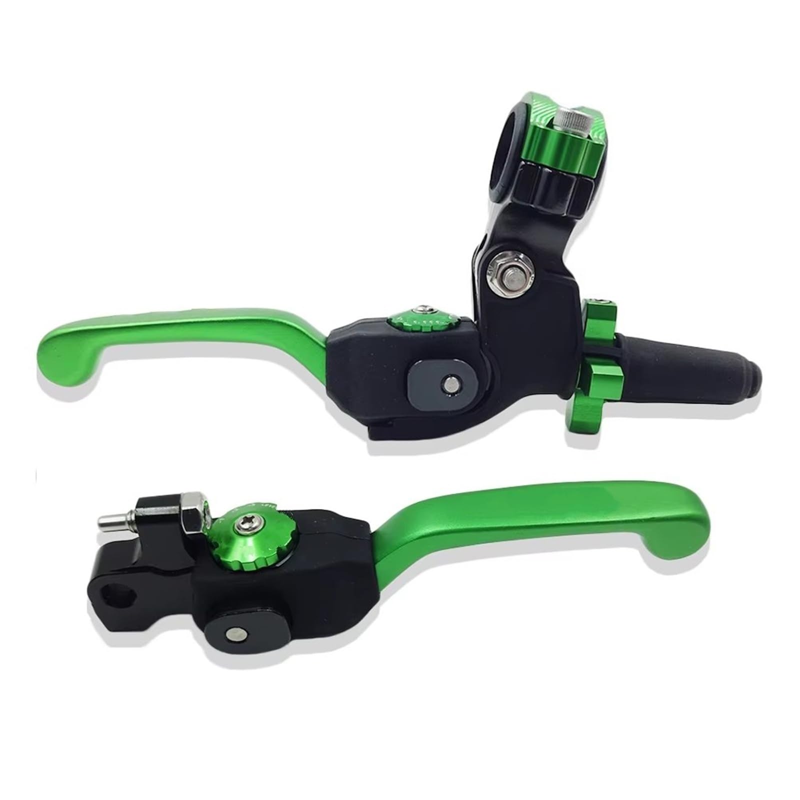 BeiZhengbhD Clutch Lever Handlebar Universal 22mm Clutch Lever Brake Pump CNC Hydraulic Master Cylinder Handle Accessory for Suzuki(Green Kit)