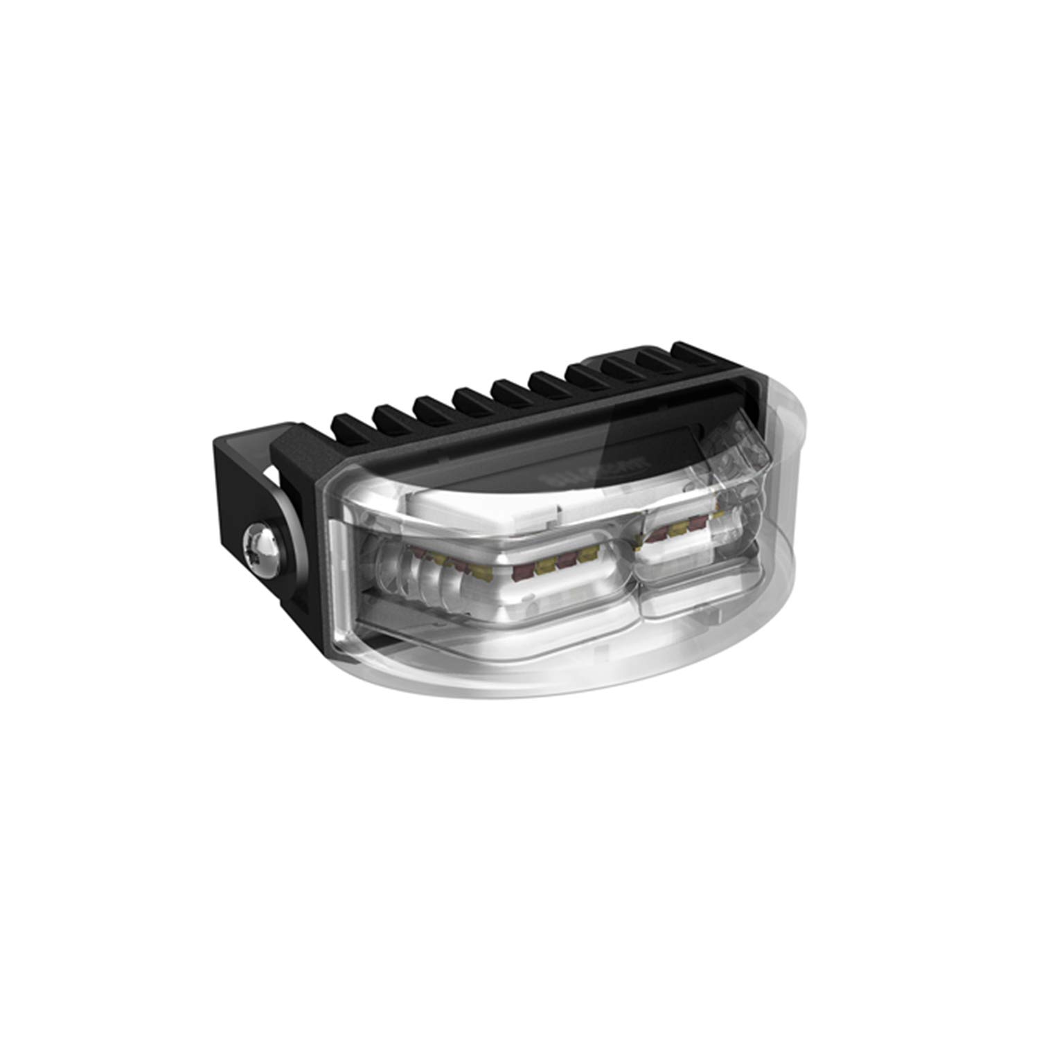 LED-MARTIN X180 Blitzmodul - 180° Abstrahlung - blau/gelb zweifarbig - versch. Haltersätze