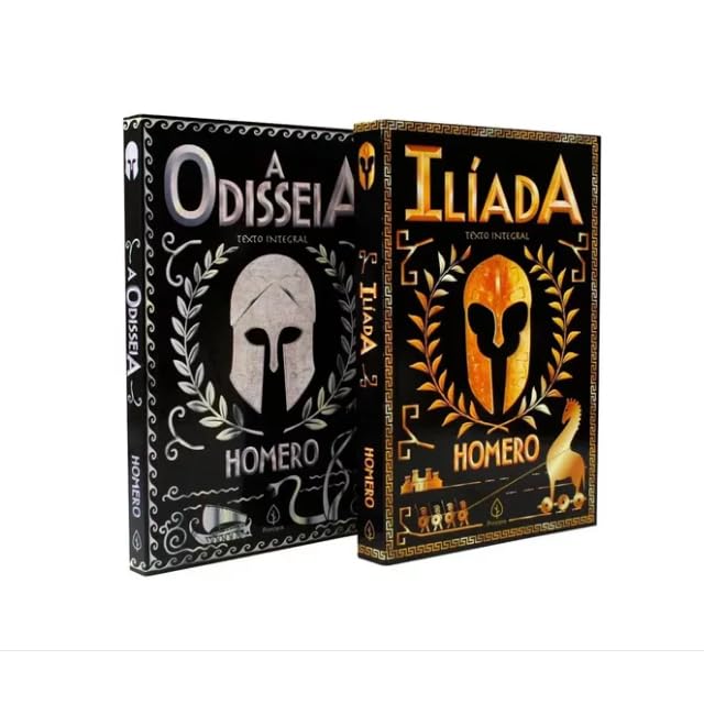 Coleção 2 livros Homero Livros A Odisseia + Ilíada - Obra Complet...