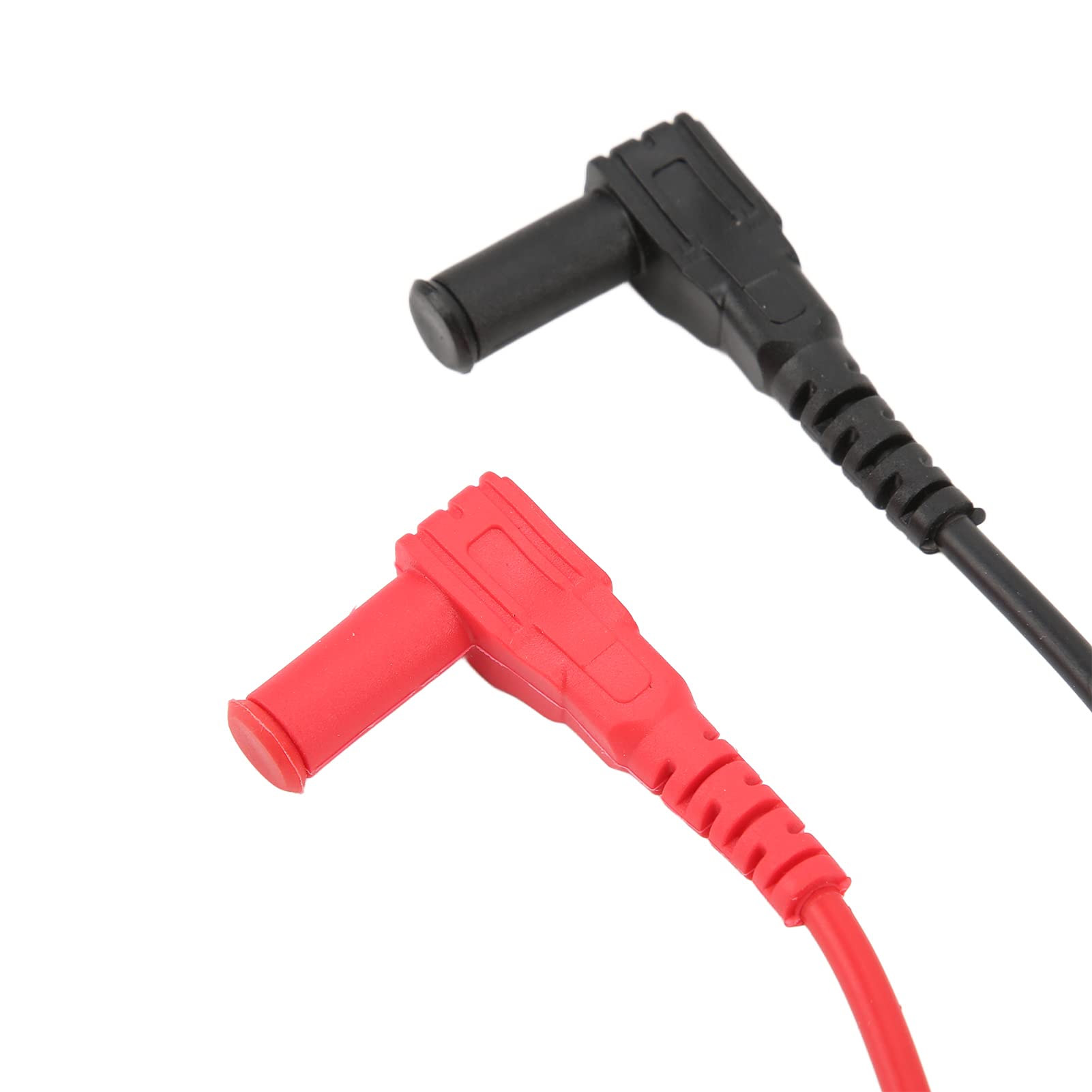 10 juegos de cables de prueba de multímetro de abrazadera con tapas protectoras, cables de conector de multímetro de sonda larga, material de PVC duradero para accesorios de (UA026(20A/1KV))