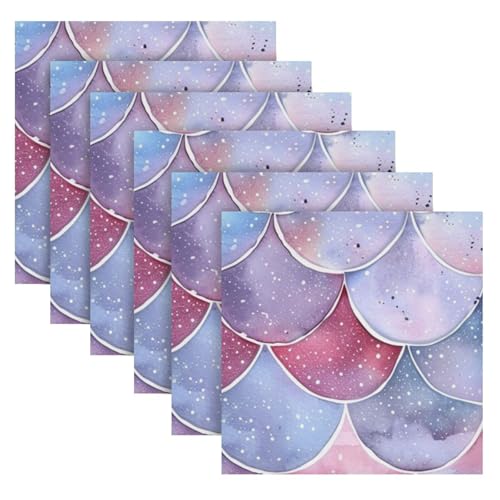 Servilletas de Tela 20x20 pulgadas Pack de 6 Multicolor miniatura 2
