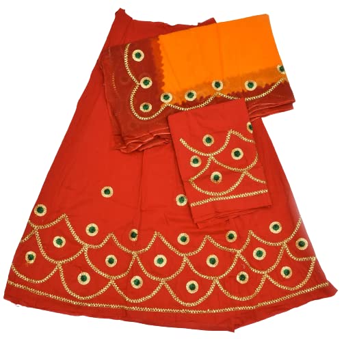 Rajputi Dress ( Yuvi-Suit-Orange 