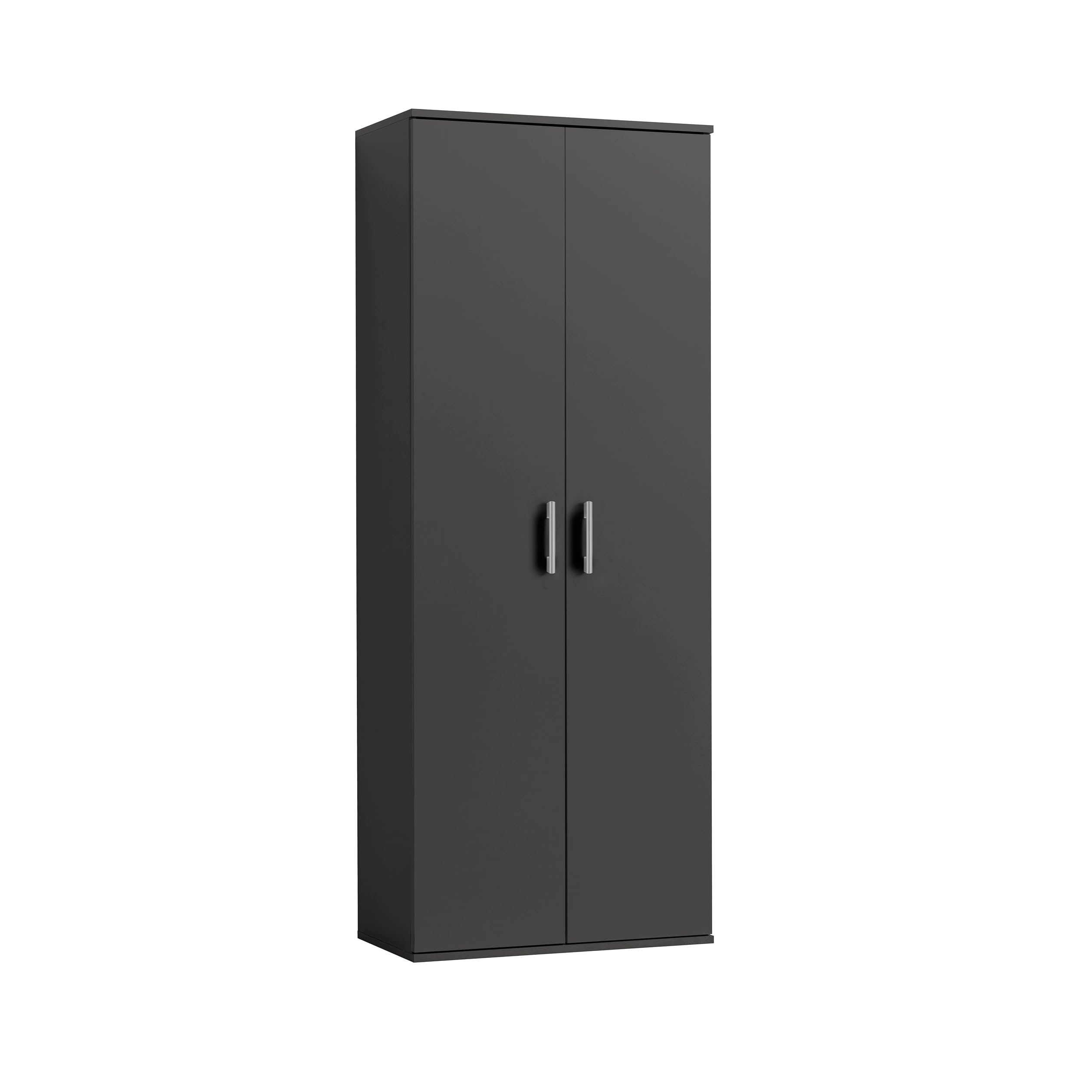 AVANTI TRENDSTORE Montanaro - Armadio Multiuso in Legno Laminato con 2 Ante a Battente e 4 Ripiani, Dimensioni 60x180x34 cm, Disponibile in 3 Colori Diversi