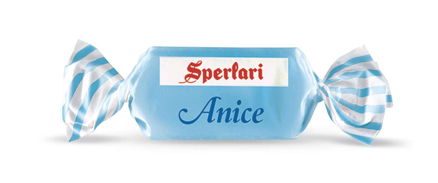 Sperlari "Anice" Anise Hard Candy Bulk Bag, Individually Wrapped Italian Sweets, 1 Kg / 2.2 Lbs Bag (1-Pack)