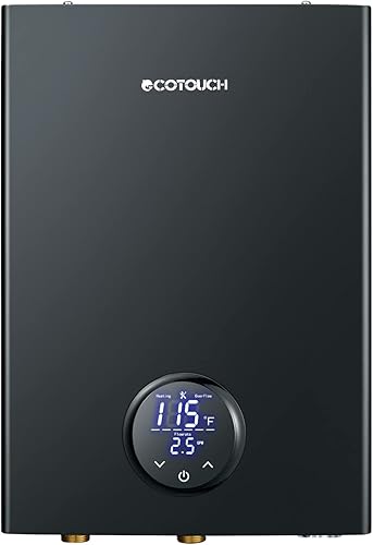 Miniatura 1 de ECOTOUCH - Calentador de agua caliente eléctrico sin tanque, calentador de agua instantáneo de 18 kW bajo demanda, 240 V, punto de uso de