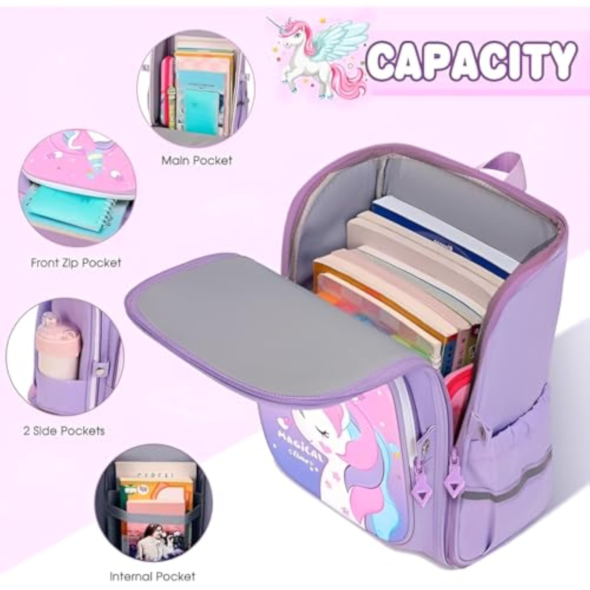 Cambo School Backpack with Lunch Bag and Pencil Pouch