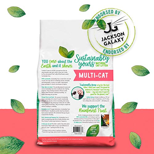 Petfive Sustainably Yours Natural Sustainable MultiCat Litter Gourmetian