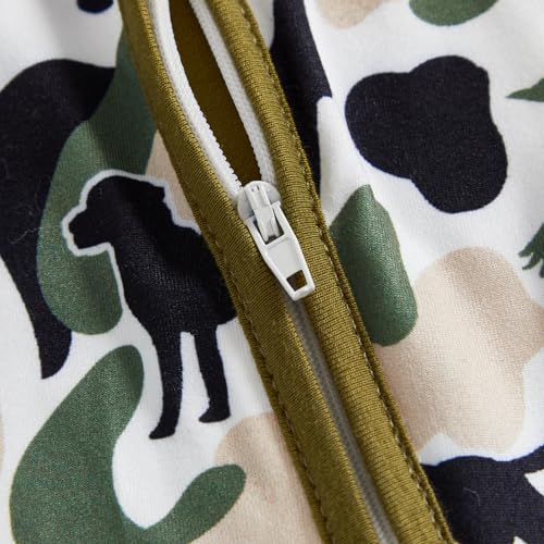 Gueuusu Country Baby Clothes Boy Girl Farm Animal Print Long Sleeve Romper Zipper One Piece Jumpsuit Cute Fall Outfit4