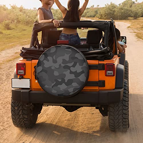 Image of Camo Pink Camouflage Spare Tire Cover Dust-Proof Wheel Tire Cover Fit Trailer, RV, SUV and Many Vehicle 17 Inch