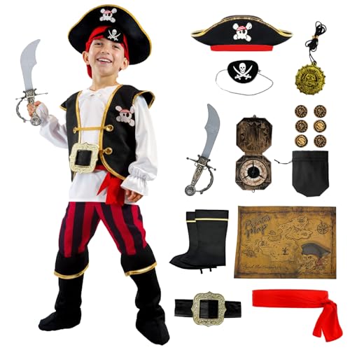 Disfraz de Pirata para Niños con Accesorios miniatura 1