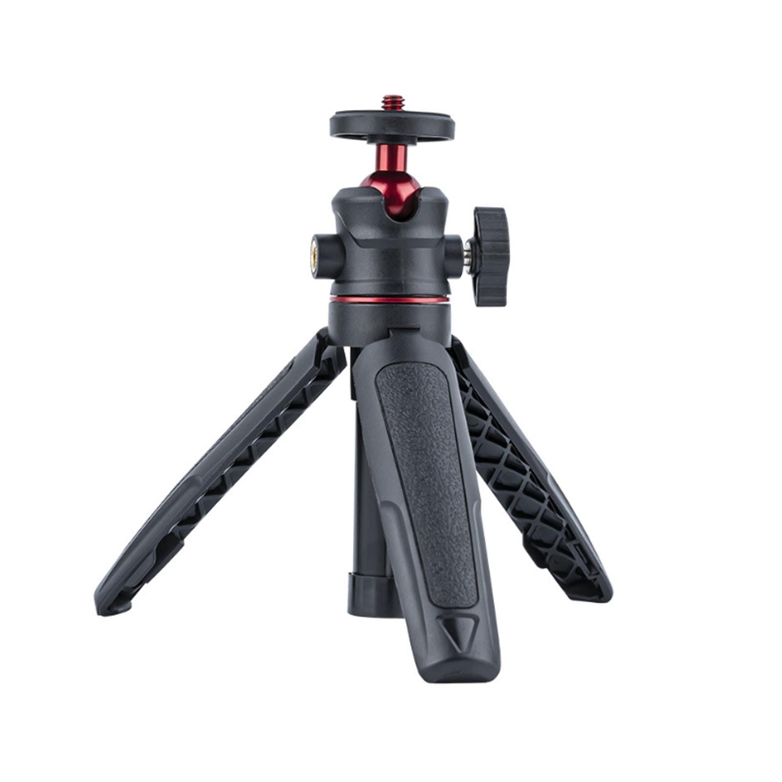 Wurkkos Mini Telescopic Tripod, Handheld Stand with 360° Flexible Ball Head and 1/4" Screw for CL01 Camping Lantern(Black)