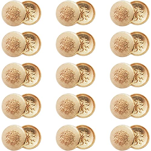 ftiemlovde Lot de 30 boutons à œillets en alliage de cuivre pour costume traditionnel Dirndl Noir 20 mm Cover