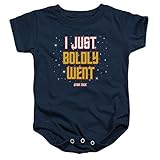 Infant: Star Trek- Boldly Went Onesie Infant Onesie Size 0-6 Mos