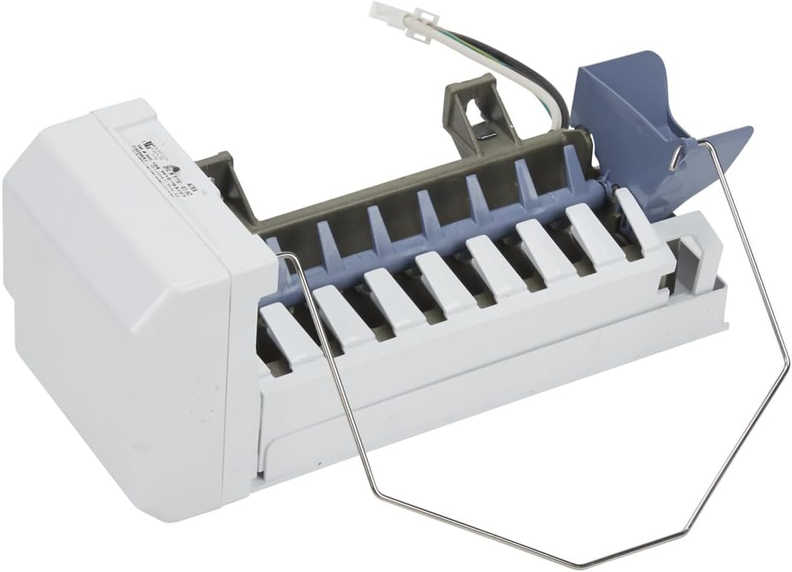 Whirlpool W10884390 Pieza de repuesto original para ensamblaje de máquina de hielo para refrigerador OEM, reemplaza a W10377152, W10469286, WPW10377152, WPW10469286 y W10793298