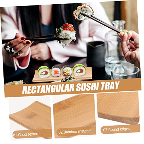 Bandeja rectangular para sushi 6 pcs Luxshiny miniatura 4
