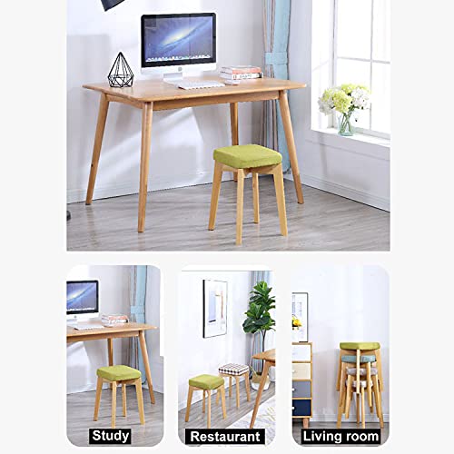 Taburete de tocador ergonómico para evitar dolores con asiento acolchado 8