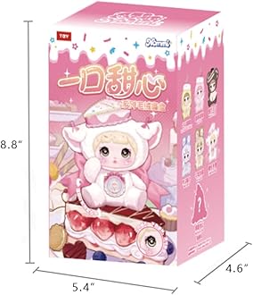 Nommi v7 Sweet Bite Series Plush Blind Box 1PC (1 of 7 Possible Styles) Cute Figures Collectible Toys Birthday Gifts (1PC BlindBox)