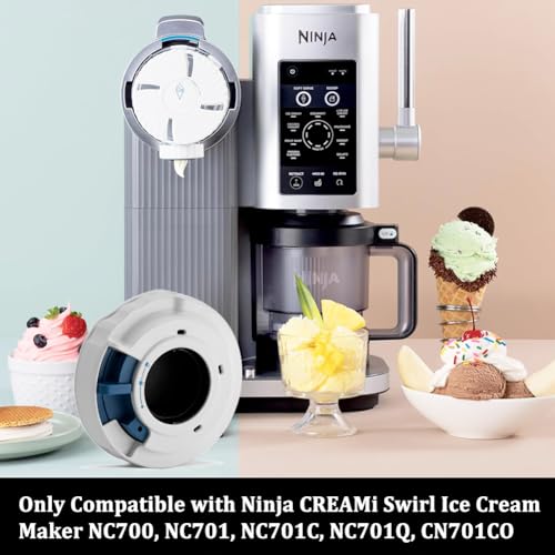 Tapa dispensadora compatible con Ninja Swirl CREAMi miniatura 3