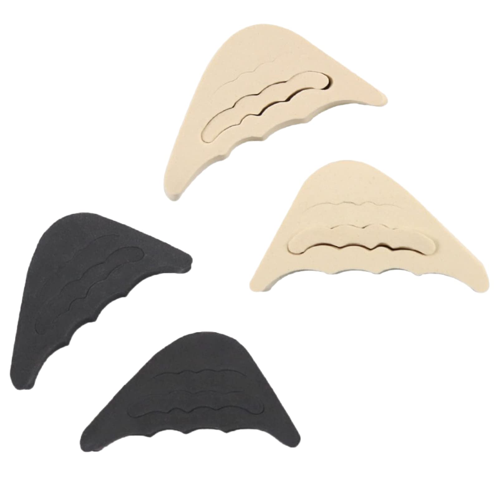 Pairs of 2 Soft Sponge Shoe Filler Toe Inserts Adjustable Toe Plugs Shoe Insert Sponge Pads Insoles for Toes Protection