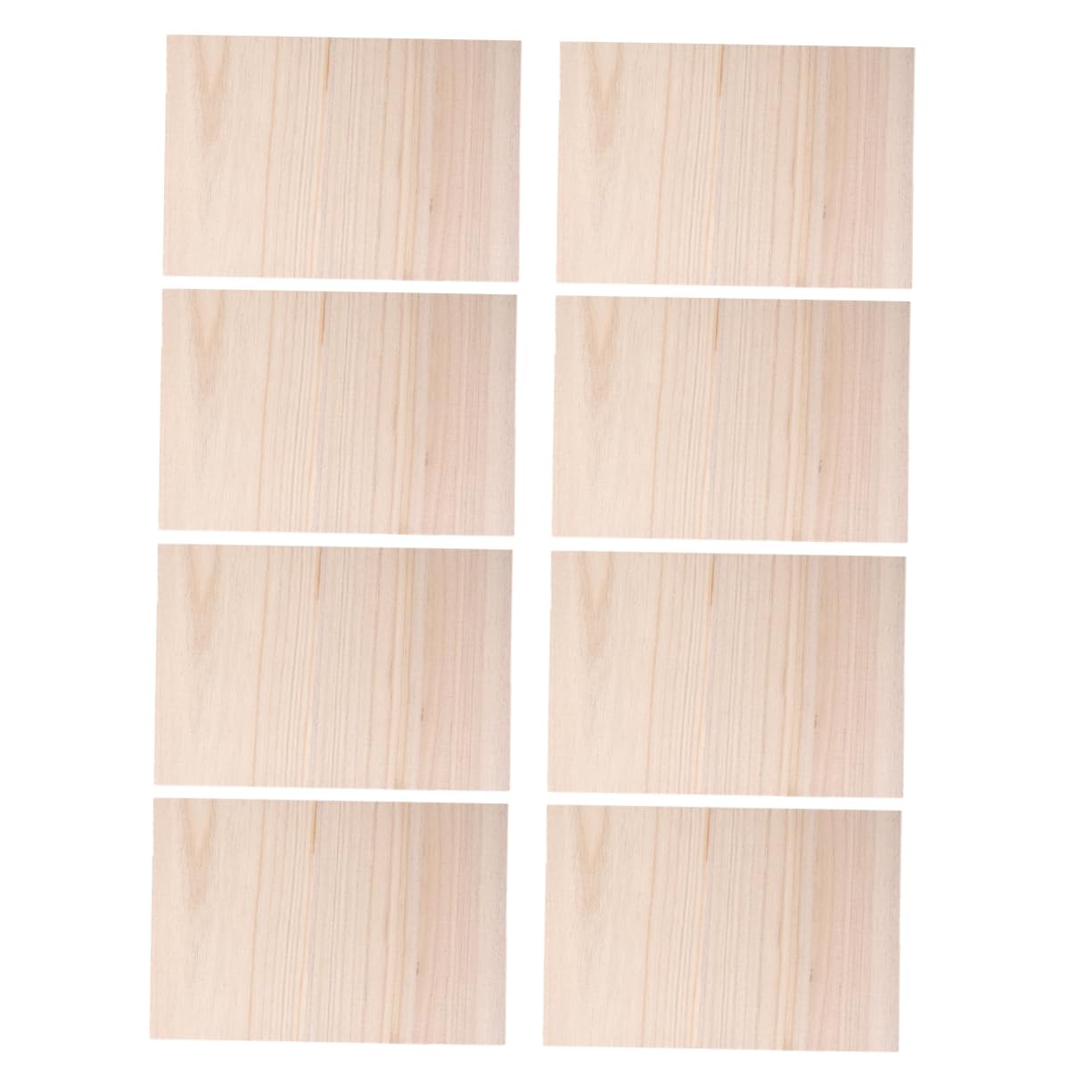 BRIGHTFUFU Daily Taekwondo Practice 8pc Wooden Breaking Boards Karate Training Sturdy Portable
