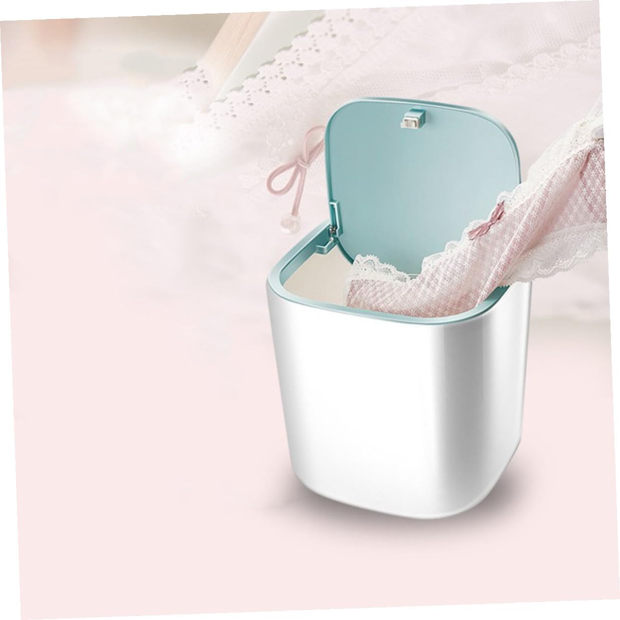 Portable Mini Washing Machine and Cleaning Sterilization Function with Strong Turbine Plastic Material, Blue Color, for Home Use and Travel, Suitable for Underwear and Clothes