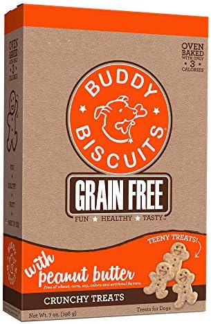 Buddy Biscuits Oven Baked Grain Free Crunchy Treats For Dogs 28350 Amazon Co Uk Pet Supplies
